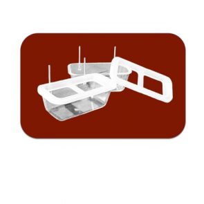 Twin Compartment Messy Feeders.